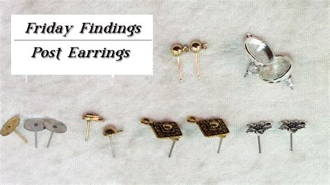 Friday Findings-Post Earrings