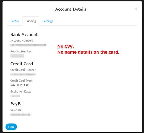 How can I get credit card CVV in PayPal test account? - Stack Overflow