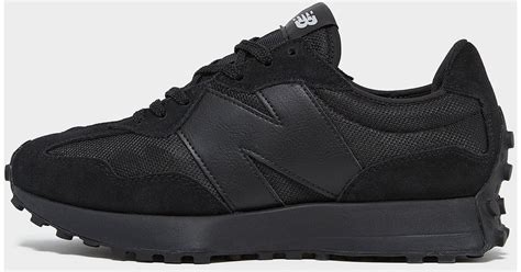 New Balance Suede 327 Trainers in Black for Men | Lyst Canada