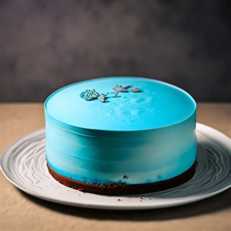 Premium AI Image | blue cake