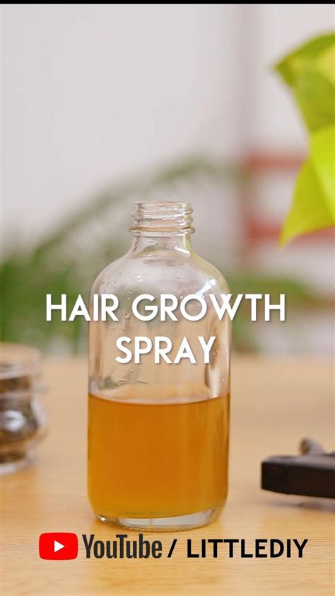 rosemary hair growth spray: An immersive guide by Little DIY on Youtube