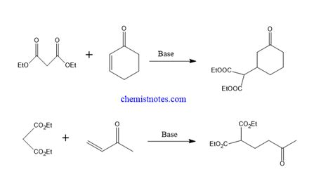 Michael reaction:Mechanism and application - Chemistry Notes