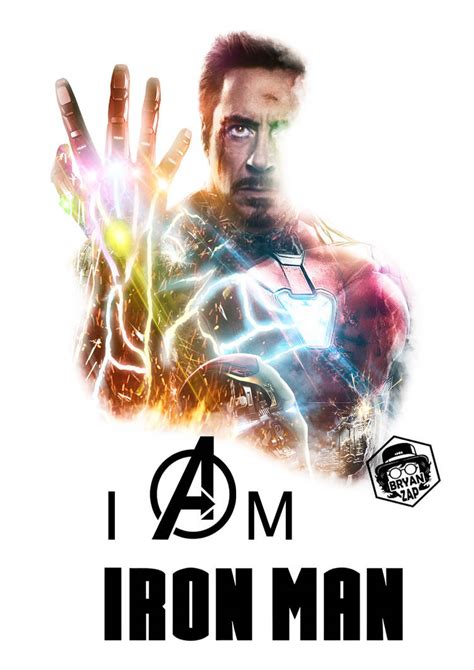 I Am Iron Man Poster by Bryanzap on DeviantArt