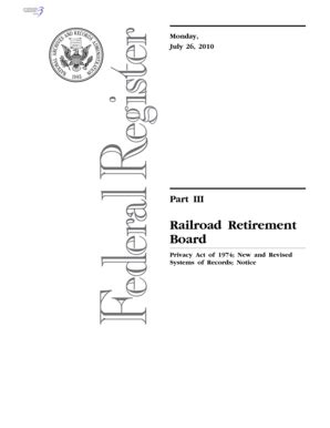 Fillable Online gpo Part III Railroad Retirement Board - U.S ...