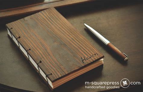 Wood Book Cover | Handmade books, Book binding, Bookbinding