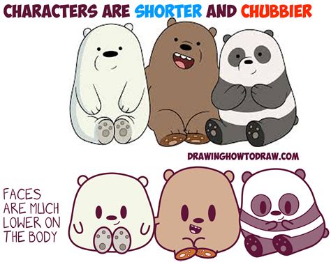 Easy Guide to Drawing Kawaii Characters : Part 2 : How to Draw Kawaii Animals & Critters ...