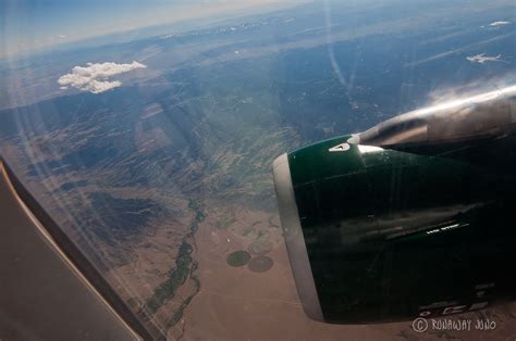 Aerial View of the Rocky Mountains, USA