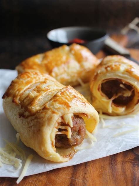 Sausage rolls with cheese | My Emerald Kitchen | Sausage rolls, Food ...