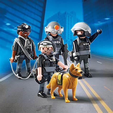 Playmobil City Action - Equipe de Polícia Tática - 5565 - Ri Happy