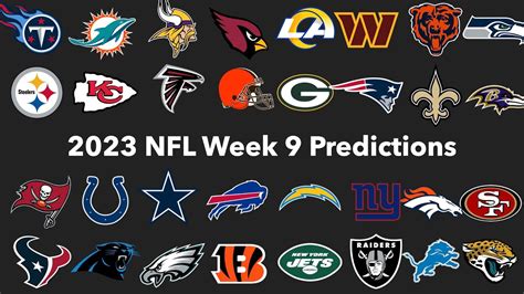 2023 NFL Week 9 Predictions - YouTube