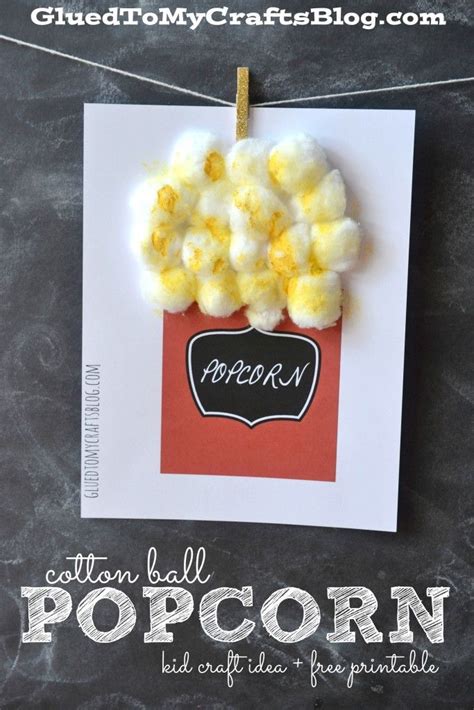 How to Make Popcorn Paper Craft