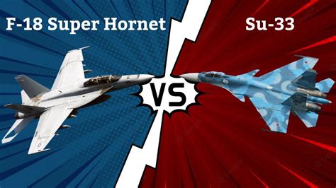 F/A-18 Super Hornet vs Sukhoi Su-33- Fighter Jets - YouTube