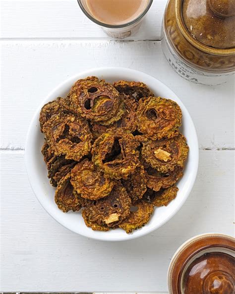 Karela Chips Recipe (Healthy Chips) - Fun FOOD Frolic