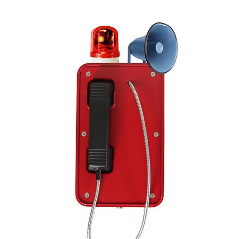 Offshore Weatherproof Emergency Phone , Hands Free Telephone PoE Power Supply