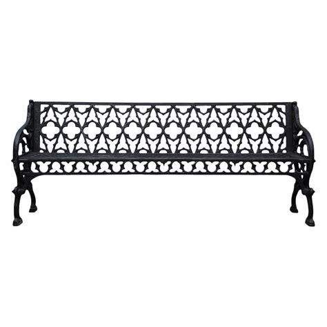 Black Cast Iron Garden Bench Furniture | Design MIX Gallery