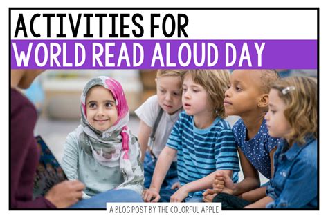 Read Aloud Day Activities for the Elementary Classroom