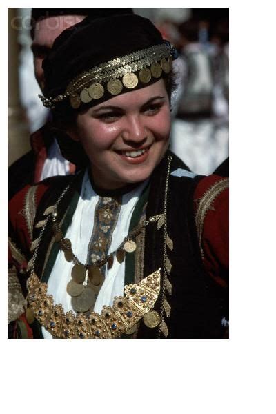 The Greek Folk Costume of Roumlouki Macedonia | Folk costume, Greek clothing, Greek costume