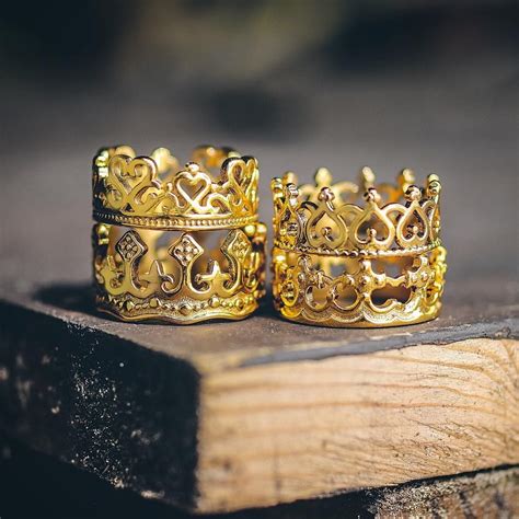 The King & Queen, Prince & Princess Rings👑 | Rings for men, Cool rings ...