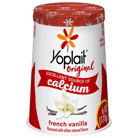 Yoplait Vanilla Yogurt Nutrition Label | Besto Blog