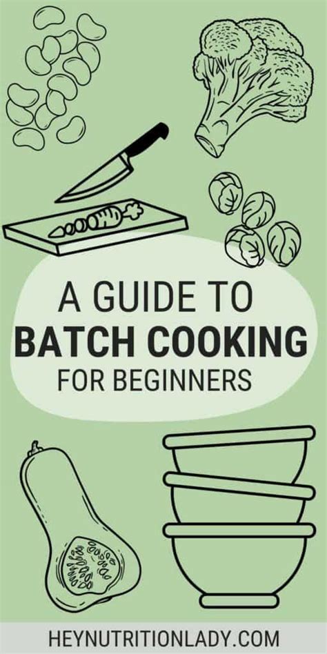 Batch Cooking For Beginners - Hey Nutrition Lady