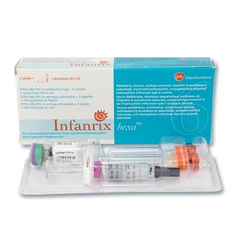 Infanrix Hexa Dosage & Drug Information | MIMS Thailand