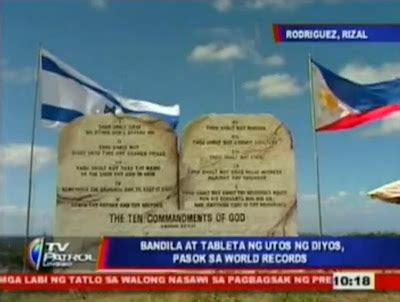 Go Philippines: Largest ten commandments tablet