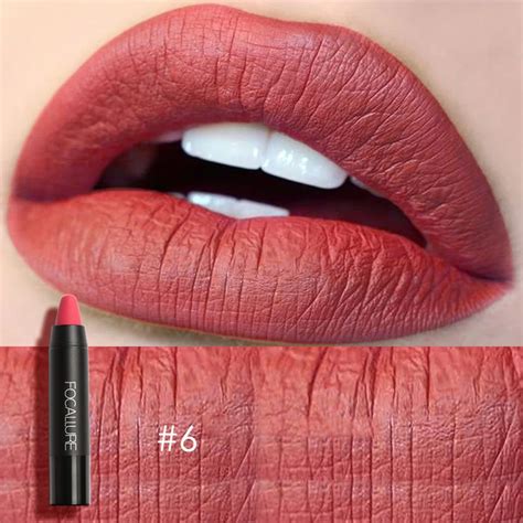 FOCALLURE Cosmetics Matte Lipstick High Gloss Lip Make Up Lips Crayons Long Lasting Waterproof ...