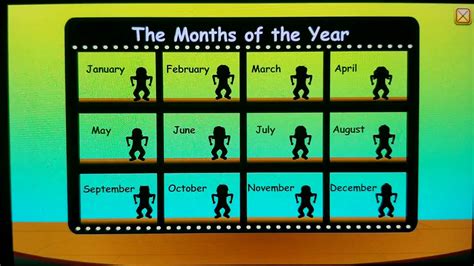 Starfall the Months Of the Year Song - YouTube