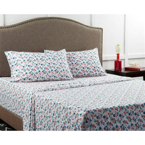 Mainstays 180 Thread Count Novelty Bedding Sheet Set, White, Full, Cotton - Walmart.com ...