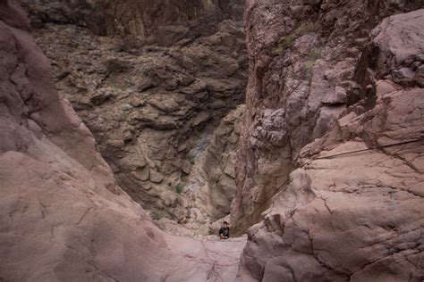 Canyoneering Boy Scout Canyon Hot Springs in Lake Mead National ...