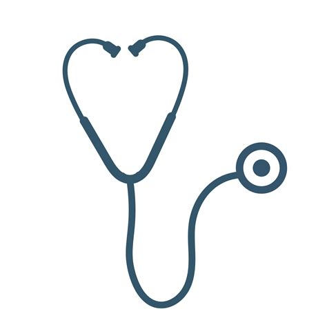 Heart shaped stethoscope 16637794 PNG