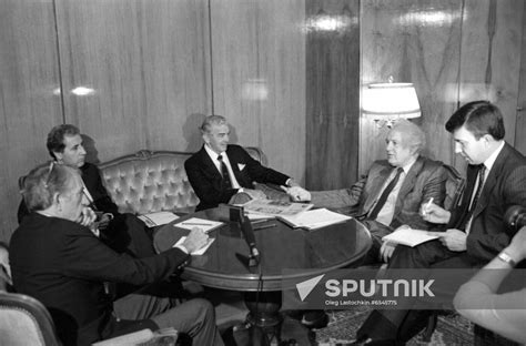 Eduard Shevardnadze's meeting with Al Neuharth | Sputnik Mediabank