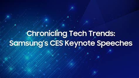 [CES 2022] Chronicling the Latest Technological Trends Through Samsung ...