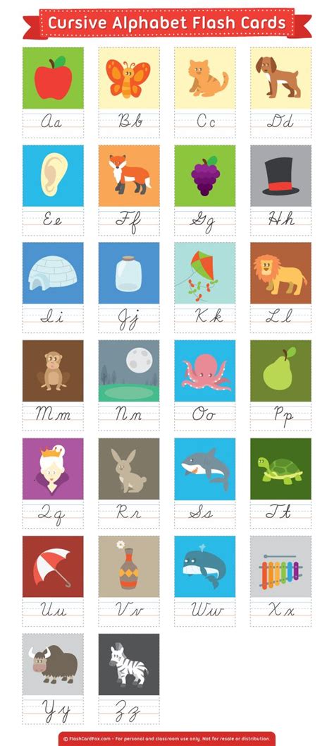 Free printable cursive alphabet flash cards. Download them in PDF ...