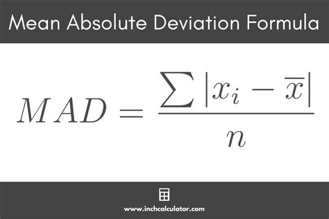 Mean Absolute Deviation Calculator - Find MAD - Inch Calculator