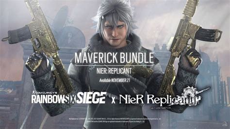 Rainbow Six Siege announces Nier crossover Elite Skin for Maverick ...