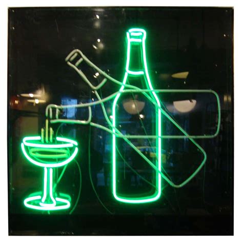 Neon Sign Large Format at 1stDibs | moving neon signs, neon sign moving