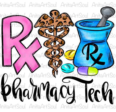 Pharmacist Sublimation PNG Design Pharmacy Tech Design Hand - Etsy