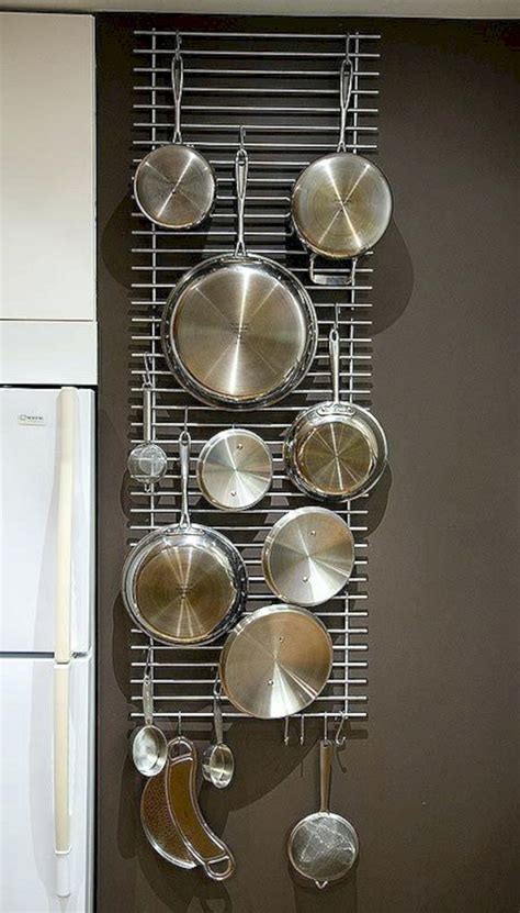 22 DIY Hanging Kitchen Storage Design For Best Kitchen Interior Ideas — TERACEE | Kitchen wall ...