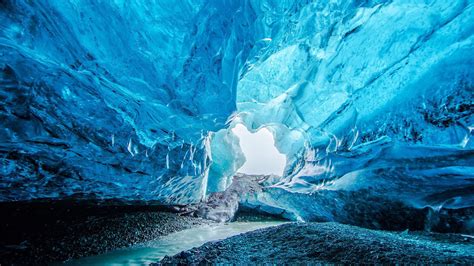 Cave Glacier Iceland Vatnajökull National Park HD Travel Wallpapers ...