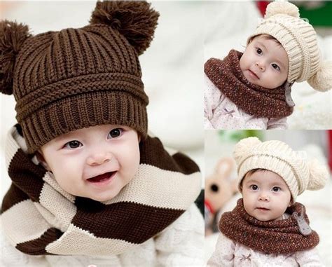 2017 Children Caps Kids Knitted Winter Caps Beanie Hat Baby Crochet Hats Boys Girls Animal ...