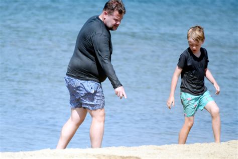 James Corden Enjoys European Vacation With Wife and Kids: Photos