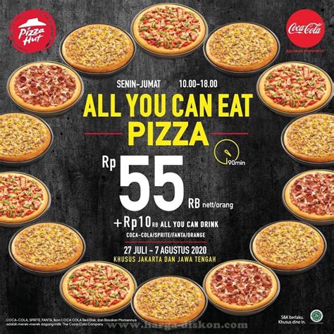 Promo PIZZA HUT Restoran Terbaru All You Can Eat hanya Rp55.000