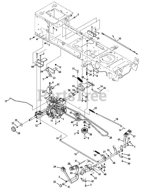 cub cadet ltx 1050 transmission drive belt diagram - EmmettRoland