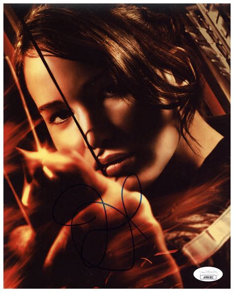 Jennifer Lawrence Signed 8x10 Photo The Hunger Games Autographed JSA C ...