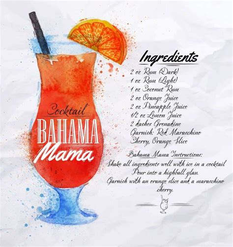 Bahama Mama Recipe Drink Mixer