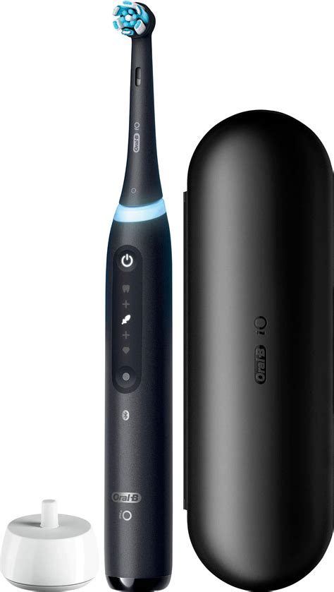 Oral-B iO Series 5 Rechargeable Electric Toothbrush w/Brush Head Black iO5 Black - Best Buy