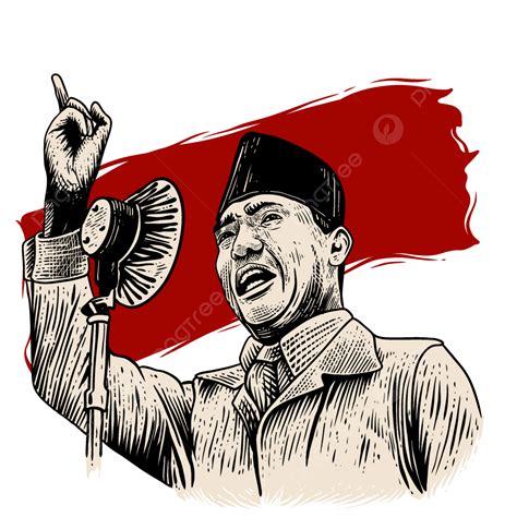 Ir Soekarno Speech, Soekarno, Speech, Hero PNG Transparent Clipart Image and PSD File for Free ...