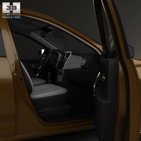 Interior renault logan 3D model | 1145892 | TurboSquid