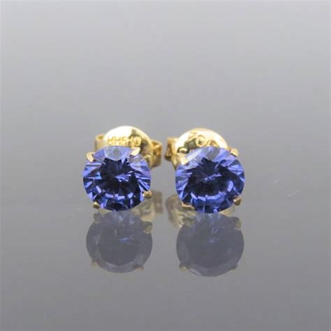 Tanzanite Earrings - Etsy